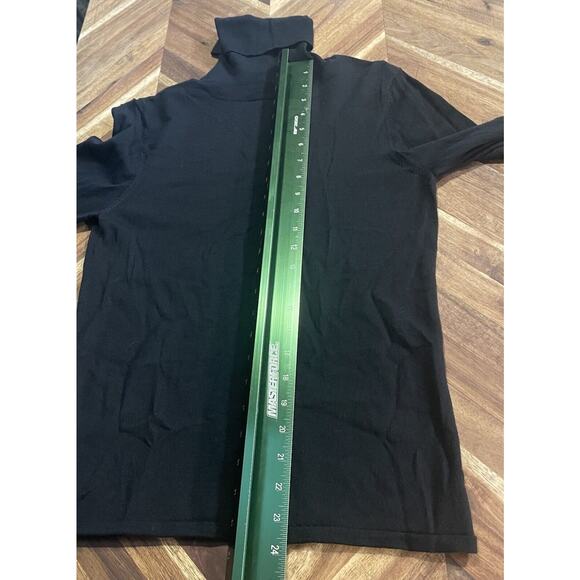 Theory Sweater Lightweight Wool Blend Knit Turtleneck Pullover Womens Large - Picture 5 of 6